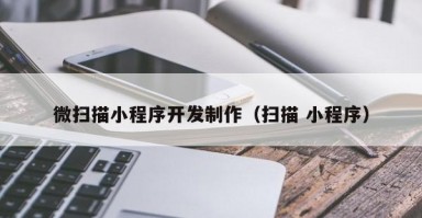 微扫描小程序开发制作（扫描 小程序）