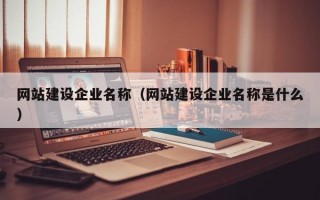 网站建设企业名称（网站建设企业名称是什么）