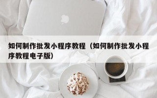 如何制作批发小程序教程（如何制作批发小程序教程电子版）